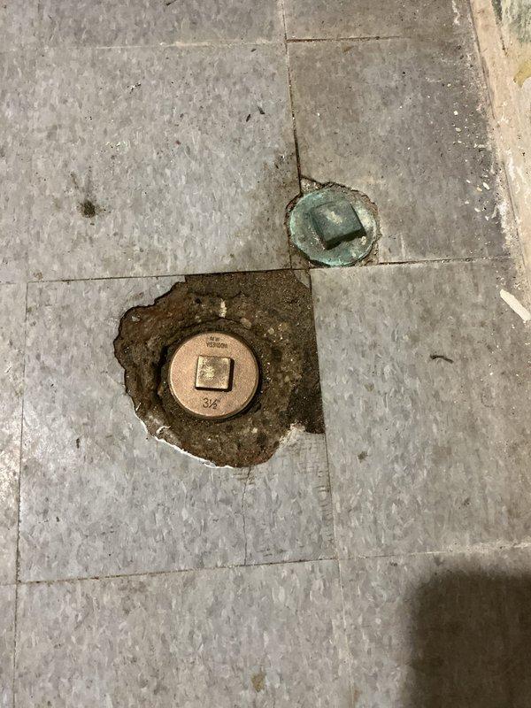 Responded to a clogged drain issue in the basement of a 50+ year old home that began the previous day. Located and accessed the basement floor cleanout, which showed significant age-related deterioration and staining around the drain covers. Successfully snaked the cleanout line to clear the blockage, restoring proper drainage to the affected area.