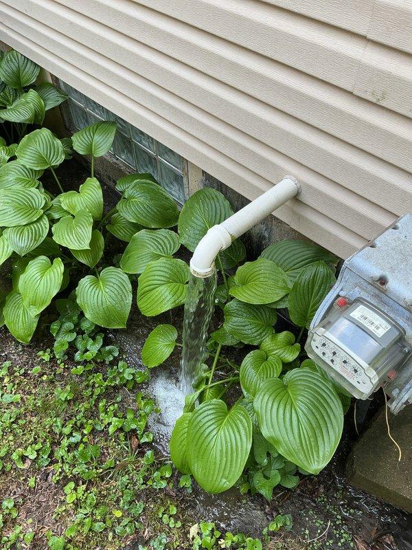 Responded to emergency call for sewer drain and toilet water flooding throughout entire basement in 50-year-old home. Upon arrival, located main sewer line and cleared blockage causing backup. Verified proper drainage flow through system and confirmed water discharge through exterior PVC drain line. Basement flooding resolved and plumbing system restored to normal operation.