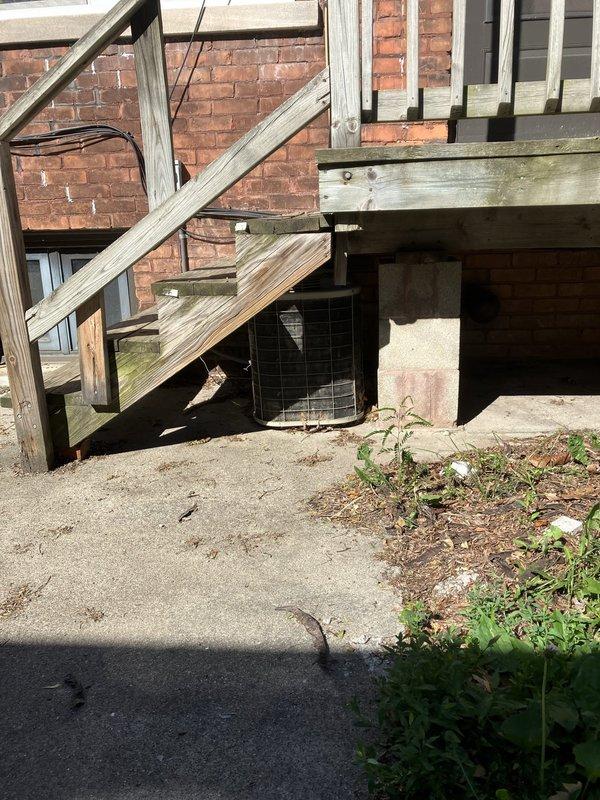 Responded to no cooling complaint for residential HVAC system with 22-year-old air conditioning unit and furnace. Upon inspection, confirmed refrigerant leak in aging system located with condenser in backyard and air handler in attic. Given the advanced age of the equipment, extensive wear visible on the outdoor unit including significant dirt accumulation, corrosion on protective cage, and overall deterioration, recommended full system replacement rather than repair. Provided comprehensive estimate for complete HVAC system upgrade to restore cooling capacity and improve energy efficiency for the home.