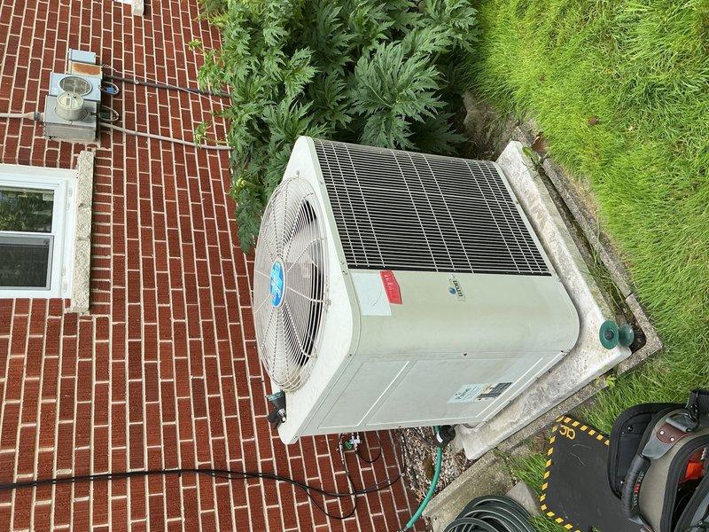 Completed comprehensive Gold Plan AC tune-up and maintenance inspection on 20-year-old residential cooling system. Performed full system evaluation of outdoor condenser unit and indoor air handler components located in basement, including cleaning, testing electrical connections, checking refrigerant levels, inspecting condenser coils, verifying proper airflow, and confirming operational efficiency of all mechanical components. System operating within normal parameters; no immediate repairs required at this time.