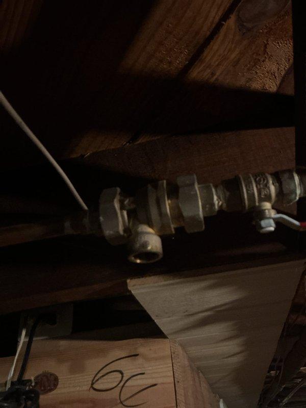 Responded to water leak complaint on 16-year-old furnace located in basement. Upon inspection, identified condensate drainage issue affecting the HVAC system. Examined furnace components, condensate drain line, and associated plumbing connections to determine source of water accumulation. Inspected evaporator coil drain pan and condensate pump assembly for proper operation. Cleared blockage in condensate line and verified proper drainage flow. Tested system operation to ensure leak was resolved and all components functioning correctly.