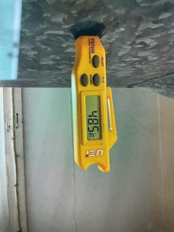 Responded to call for 2-year-old residential air conditioning system experiencing intermittent failure after approximately 8 hours of operation. Performed diagnostic evaluation of outdoor condenser unit and indoor air handler located in basement. Measured supply air temperature at 45.5°F, confirming adequate cooling during operational cycle. Inspected electrical components, refrigerant pressures, and system controls to identify cause of intermittent shutdown issue.
