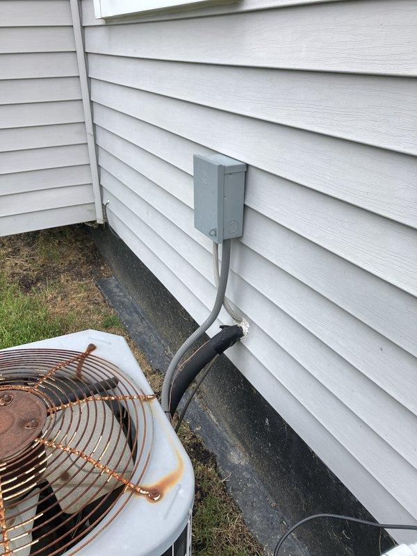 Provided comprehensive estimate for complete HVAC system replacement including both air conditioning unit and furnace, both approximately 15 years old and nearing end of expected service life. Inspected existing outdoor condensing unit located in backyard showing visible weathering and rust staining on exterior surfaces, mounted on concrete pad with electrical disconnect and conduit connection to home. Evaluated basement furnace installation on opposite side of residence and reviewed existing LUX programmable thermostat currently controlling system. Documented equipment locations, configurations, and existing infrastructure including electrical connections, ductwork access, and installation requirements for replacement units. Discussed equipment options, system sizing requirements, and installation timeline with scheduling accommodations for optimal appointment availability.