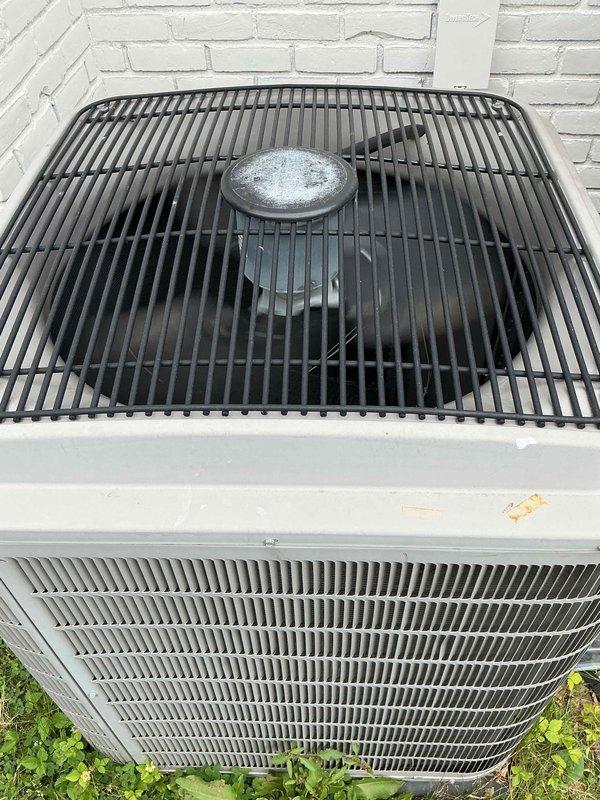 Responded to service call for air conditioning system not cooling properly. Upon inspection, found outdoor condenser unit operational but delivering insufficient cooling capacity. Evaluated condenser coils, refrigerant lines, and electrical connections. Noted significant corrosion on outdoor disconnect and electrical terminations, which can impact system performance and efficiency. Documented equipment condition with photographs showing condenser unit exterior and corroded electrical components requiring attention. System assessed and customer advised of findings.