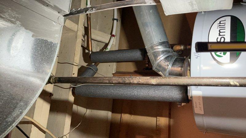 Completed comprehensive Gold AC inspection on 2010 HVAC system with air handler located in basement. Performed thorough evaluation of all system components including ductwork, refrigerant lines, electrical connections, and condensate drainage system. Advised customer to maintain clear area around outdoor condenser unit, removing any debris and animal waste to ensure proper airflow and system efficiency.