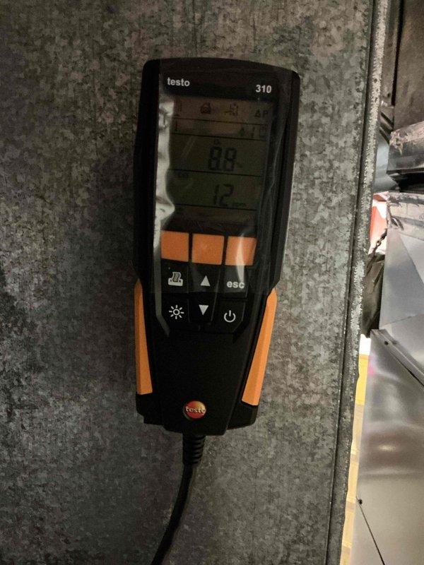 Performed comprehensive furnace inspection and tune-up on basement-installed unit less than 10 years old in preparation for home showing. Conducted combustion analysis using Testo 310 analyzer to verify proper operation and efficiency of heating system. All equipment found to be operating within manufacturer specifications with no deficiencies noted.