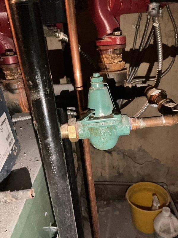 Responded to no-heat call on warranty boiler located in laundry room. Upon inspection, diagnosed faulty limit switch preventing damper from opening, which disabled heating operation. Replaced defective limit switch and verified proper damper operation. Tested boiler through complete heating cycle to confirm unit restored to normal operation. Also inspected fast fill reducing valve and air vents as part of system evaluation. Unit heating properly upon departure.