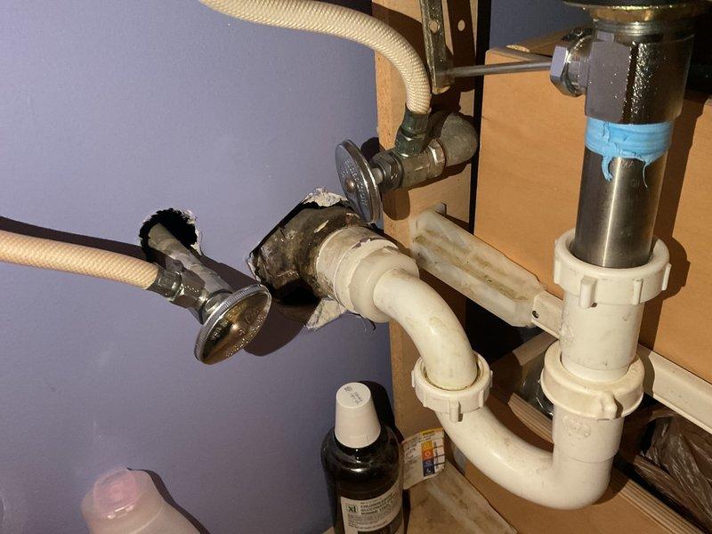 Completed faucet replacement service for main floor and basement bathroom locations. Removed existing faucet assemblies, installed new fixtures with proper supply line connections, and verified all shut-off valves were functioning correctly. Tested both installations for proper water flow and confirmed no leaks at connection points, P-trap assemblies, or supply lines.