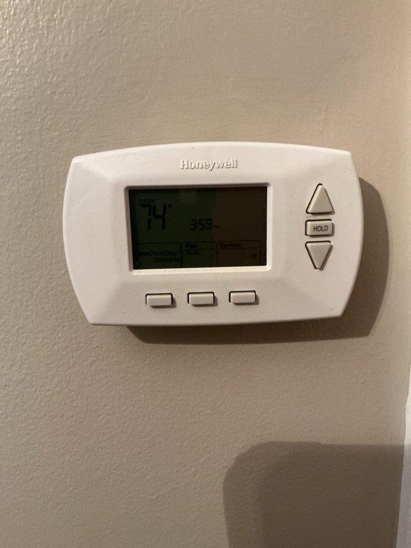 Completed city certification inspection on basement-located HVAC system of unknown age. Performed comprehensive tune-up including inspection and testing of furnace, humidifier, Honeywell programmable thermostat (verified proper operation and temperature settings), and hot water tank. All equipment found operating within normal parameters and meeting certification requirements.