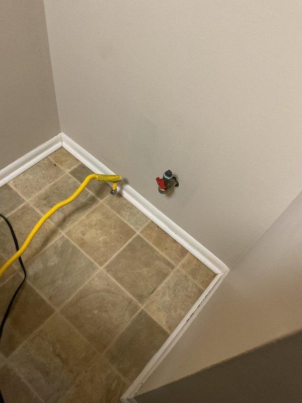Responded to service request for gas stove disconnection. Successfully disconnected flexible gas line from appliance connection point and capped gas shutoff valve to ensure safe isolation of the gas supply. Verified proper shutdown of gas flow and confirmed all connections were secure and safely terminated per code requirements.