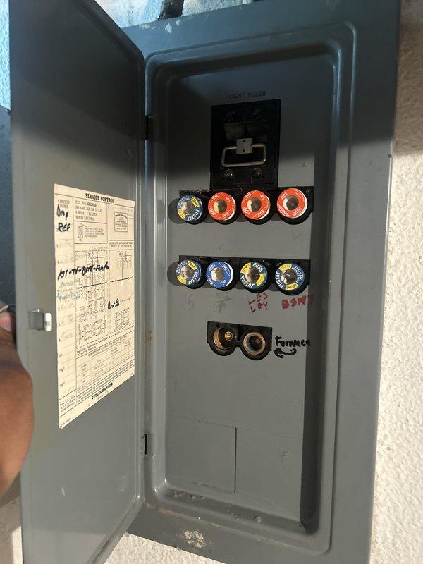 Completed full HVAC system installation including a 90,000 BTU furnace and 2.5 ton rear-discharge air conditioning unit. Installed new Honeywell Home programmable thermostat, condensate pump, and electrical disconnect panel with proper fusing and breaker protection. Performed system flush, reconnected all electrical and mechanical components, installed liner, and verified proper operation of heating and cooling cycles.