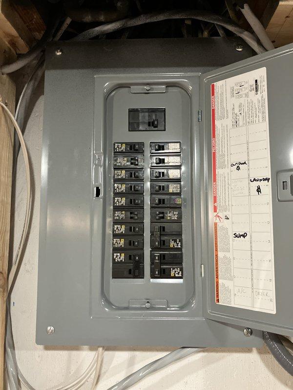 Conducted on-site assessment for mini split installation in sunroom. Evaluated exterior wall conditions, electrical service capacity at meter location, and existing electrical panel for adequate breaker space and amperage to support new mini split system. Documented installation pathway and photographed existing electrical infrastructure to prepare accurate installation quote.