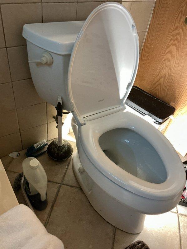 Completed on-site assessment for replacement of two residential toilets. Inspected existing fixtures in both bathroom locations, documenting current conditions including porcelain wear patterns, tank mechanisms, and surrounding floor tile integrity. Evaluated installation requirements, noting tile flooring configurations and clearance specifications for new fixture placement. Provided detailed quote for complete toilet removal and replacement, including assessment of water supply connections, floor flange conditions, and wax ring replacement requirements for proper installation.