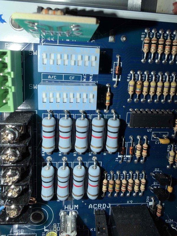 Responded to no cooling call on 4-year-old Bryant system affecting entire home. Upon inspection, discovered failed control board in furnace unit with multiple damaged components including burned resistors and compromised relay terminals. Replaced defective integrated circuit board, verified proper voltage to outdoor condensing unit, tested all safety controls and limit switches, and confirmed system operation with normal temperature differential across evaporator coil. System restored to full cooling capacity with all functions operating within manufacturer specifications.