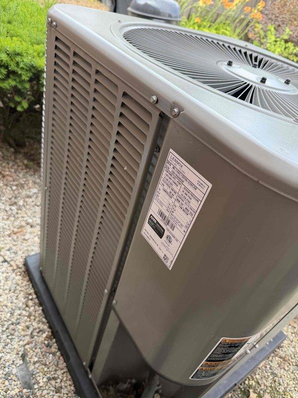 Responded to no cool call with thermostat communication failure. Upon arrival, found existing thermostat in hallway not communicating with furnace and air conditioner. Return visit completed to run 2-wire connection for S40 thermostat that replaced previous S30 model. Installed new wiring to establish proper communication between thermostat and HVAC equipment. Verified outdoor AC condenser unit condition and confirmed proper electrical connections at control board. System restored to operational status with thermostat now successfully communicating with heating and cooling equipment.