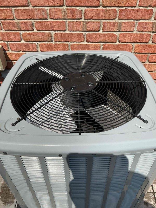Performed comprehensive tune-up maintenance on two four-year-old Daikin air conditioning systems, one located in the basement and one in an upstairs utility closet. Completed full system inspections including cleaning condenser coils, checking refrigerant levels, testing electrical connections, verifying proper airflow, and confirming both units are operating within manufacturer specifications with no issues identified.