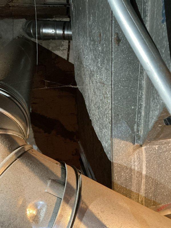 Conducted on-site evaluation for new air conditioning system installation in residential property with no existing AC equipment. Assessed current heating system infrastructure installed approximately 4-5 years ago, examined existing ductwork in basement mechanical area, and evaluated thermostat location and electrical requirements to provide comprehensive replacement estimate for complete AC system installation.