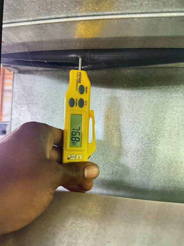 Responded to no-cooling call on 2019 residential AC system. Found outdoor condenser unit not operating while furnace continued normal operation. Diagnosed electrical issue preventing compressor from running. Restored power to condenser, verified proper startup sequence, and confirmed supply air temperature of 138°F at plenum, indicating system returned to normal cooling operation.