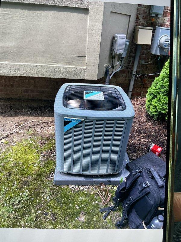 Responded to no-cooling call on 2019 residential AC system. Found outdoor condenser unit not operating while furnace continued normal operation. Diagnosed electrical issue preventing compressor from running. Restored power to condenser, verified proper startup sequence, and confirmed supply air temperature of 138°F at plenum, indicating system returned to normal cooling operation.
