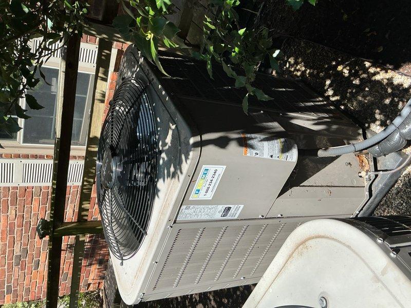 Completed comprehensive Gold AC inspection on a multi-unit residential HVAC system with four-year-old equipment. Performed thorough evaluation of outdoor condensing unit, checking refrigerant lines, electrical connections, and overall system operation. Inspected basement-located mini-split air handler and coil assembly for proper function and efficiency. All components photographed and documented for maintenance records, with unit showing normal wear consistent with age and outdoor exposure.