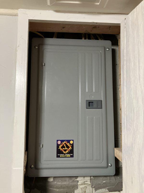 Conducted on-site assessment for generator installation estimate at residential property with natural gas fuel source. Evaluated existing electrical panel condition and identified suitable installation location on side of house adjacent to existing Lennox AC condenser unit. Documented current electrical infrastructure and outdoor placement requirements, captured site photos of electrical panel and proposed generator pad location for equipment sizing and installation planning.