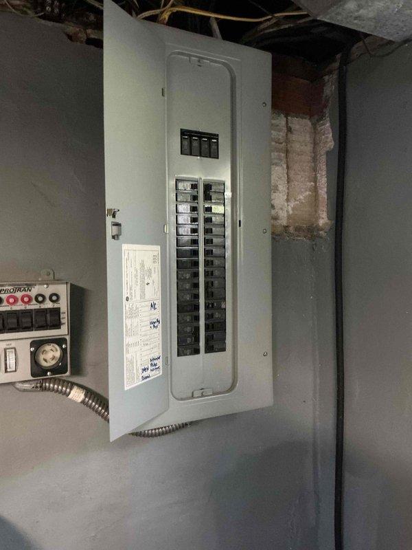 Completed installation of 70,000 BTU furnace system in basement mechanical room, including integration of humidifier unit and reconnection of existing ductwork. Obtained mechanical and electrical permits prior to installation and coordinated utility rebate application. Installed all necessary copper piping, PVC condensate drainage, electrical connections to main panel, and verified proper operation of all system components upon completion.