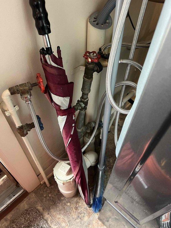 Completed comprehensive Gold AC inspection on 7-year-old Daikin air handling system located in utility room. Performed full system evaluation including visual inspection of unit components, refrigerant lines, condensate drainage system with pump, electrical connections, and airflow assessment. Verified proper operation of all equipment, checked PVC drainage lines for clogs or restrictions, inspected flexible ductwork connections, and confirmed condensate pump functionality. System found to be operating within normal parameters with no immediate service concerns identified at time of inspection.
