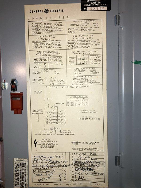 Responded to cooling system blowing hot air with continuous operation and no cooling. Upon arrival, diagnosed system with low refrigerant charge. Evaluated existing air conditioning equipment age and condition, inspected outdoor unit located behind house, reviewed thermostat operation showing 73°F current temperature, and assessed electrical panel configuration. Provided comprehensive estimate for complete HVAC system replacement due to system age and refrigerant loss, documenting equipment specifications and replacement recommendations for customer consideration.