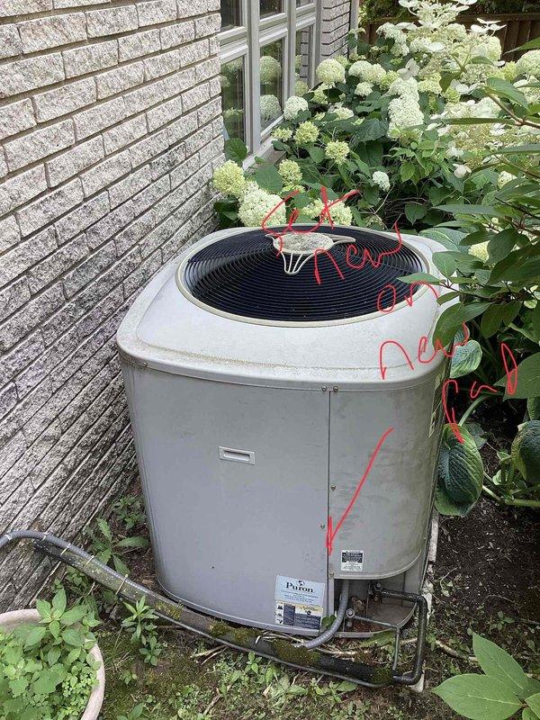 Responded to service call for AC system displaying "system malfunction" error message on thermostat. Upon arrival, assessed existing Payne brand condenser unit located on exterior of residence and determined system was non-operational. Performed comprehensive evaluation of HVAC system and provided detailed estimate for complete system replacement due to equipment failure.