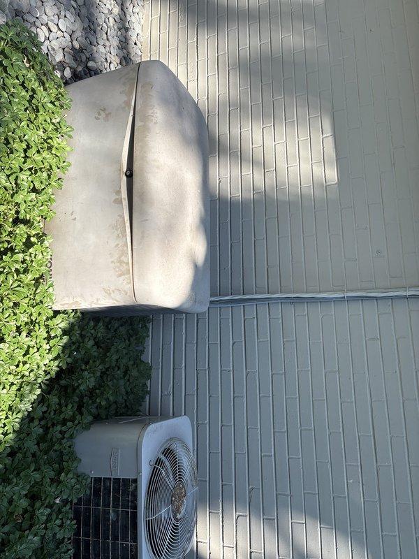 Completed scheduled maintenance inspection on a Kohler 20kW residential standby generator. Unit was operational upon arrival with control panel displaying normal status codes. Performed comprehensive maintenance protocol including visual inspection of control systems, verification of operational modes, and documentation of equipment condition. External surfaces showed accumulation of environmental debris and cobwebs, which is typical for outdoor generator installations. All control functions tested successfully with OFF, AUTO, and RUN modes responding appropriately.