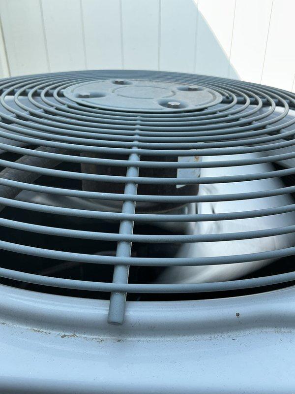 Completed preventative maintenance tune-up on 7-year-old residential air conditioning system located in basement. Performed comprehensive inspection of condensing unit, verified proper operation of outdoor fan assembly, checked refrigerant charge levels and subcooling temperatures per manufacturer specifications for R-410A system, cleaned condenser coil, inspected electrical connections and components, and confirmed unit is operating within normal parameters for optimal cooling performance.