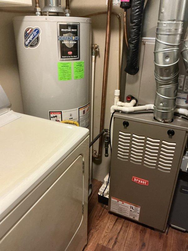 Responded to recurring pilot light outage issue on tanked water heater equipped with DEFENDER Safety System that had experienced intermittent failures over previous five-year period requiring multiple service calls. Conducted comprehensive diagnostic evaluation of gas control valve, thermocouple, and pilot assembly to identify root cause of persistent pilot light extinguishment. Determined faulty component within gas control system required replacement under existing warranty coverage. Replaced defective part, tested pilot ignition and flame stability, verified proper gas flow and combustion characteristics, and confirmed water heater returned to full operational status with reliable pilot light function.