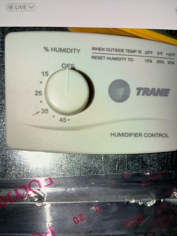 Completed comprehensive Gold AC Inspection on a 5-year-old Bryant air conditioning system with indoor air handler located in basement. Performed full system evaluation including inspection of outdoor condenser unit, verified proper operation of all components, checked refrigerant levels and electrical connections, and documented Trane humidifier control settings. System found to be operating within normal parameters with all equipment functioning properly at time of inspection.