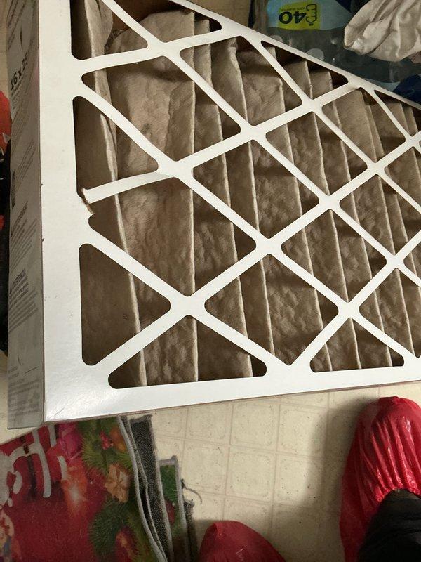 Responded to no cooling complaint on 3-year-old air conditioning system following power outage restoration. Upon arrival, performed diagnostic evaluation of outdoor condensing unit and indoor evaporator coil connected to basement furnace. Inspected electrical connections, control board, and wiring harness for damage related to power surge or outage event. Checked air filter condition and found heavily soiled filter restricting airflow. Verified thermostat communication, contactor operation, and system startup sequence. Restored unit to proper operation and confirmed cooling cycle engaged successfully.