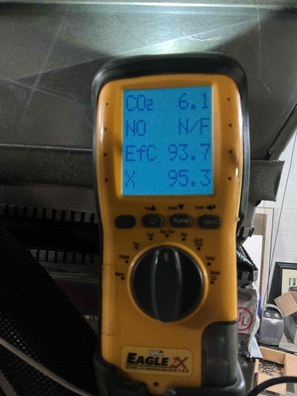 Completed comprehensive Gold AC inspection on 3-year-old residential air conditioning system with air handler located in basement. Performed diagnostic testing using digital multimeter to measure system temperatures and operational parameters, recording supply and return air temperatures with differential readings indicating proper cooling performance at 93.1% efficiency. Conducted visual inspection of ductwork, evaporator coil access point, and interior components to verify system integrity and airflow. All equipment operating within normal parameters with no deficiencies noted during inspection.