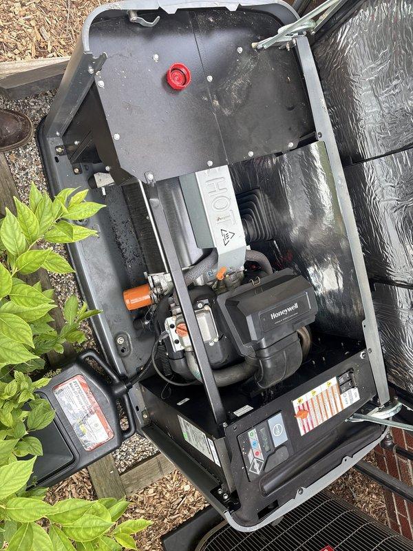 Performed routine maintenance on a 22kW Honeywell standby generator unit. Conducted comprehensive inspection of internal components, control systems, and connections. Performed maintenance reset procedure via SYNC 3.0 control panel interface, verifying proper system response and functionality of all manual and automatic operating modes.