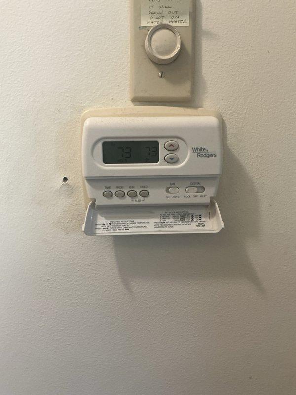 Completed comprehensive Gold AC inspection on 2-year-old residential air conditioning system with air handler located in basement. Performed full system evaluation including thermostat operation verification, visual inspection of equipment components, and documentation of current system status. All equipment confirmed operational at time of service with no immediate service requirements identified.