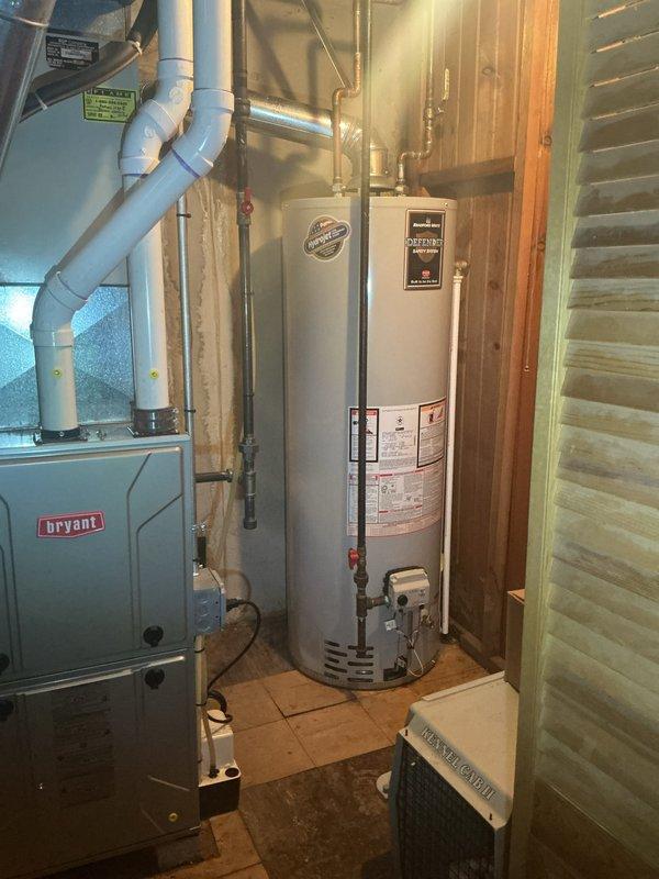 Completed Gold AC Inspection on a 2-year-old Bryant HVAC system located in the basement. All equipment was operational at time of service, with the air handler, furnace, and associated ductwork inspected and found to be functioning properly. Appointment rescheduled to service both properties as requested by homeowner.