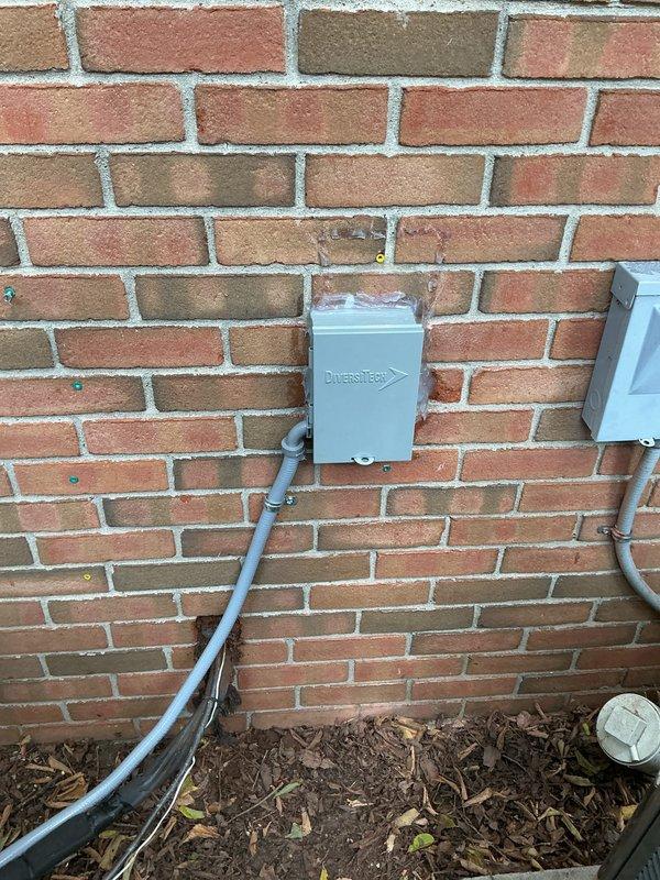 Completed Gold AC Inspection and tune-up on outdoor air conditioning unit. Performed comprehensive system evaluation including inspection of condenser unit, electrical components, refrigerant lines, and condensate drainage system. Cleaned exterior surfaces of condenser unit, removed debris and organic matter from surrounding area and equipment base. Verified proper operation of all mechanical and electrical components, checked mounting hardware and pipe connections for integrity, and confirmed adequate drainage function through Schedule 40 PVC condensate line. System operational with no deficiencies noted at time of service.