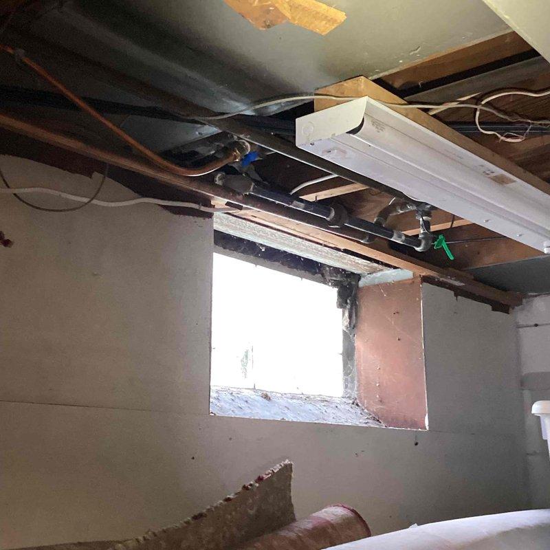Completed comprehensive electrical estimate for residential backup generator installation. Assessed basement utility space and exterior placement options, documenting existing electrical infrastructure including exposed joists, conduit routing, and available panel capacity. Evaluated mechanical room floor space and clearance requirements for generator pad placement, noting existing HVAC ductwork and plumbing that will require consideration during installation planning.