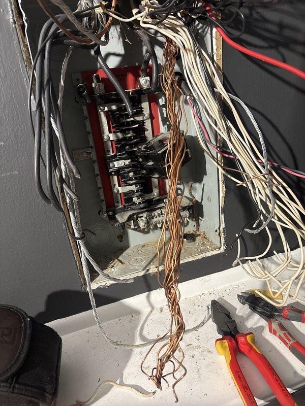 Completed electrical panel installation and dedicated circuit wiring for new hot tub application. Installed new breaker panel with appropriate amperage rating, ran electrical cable from main service through wall cavity to hot tub location, and terminated all conductors per NEC requirements. All connections were properly torqued, circuit tested for continuity and proper voltage, and installation verified to be code-compliant and ready for hot tub connection.