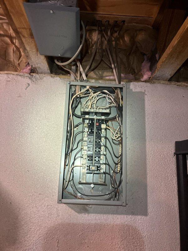 Responded to service call for buzzing LED light fixture. Upon inspection, tested voltage at the fixture junction box and confirmed proper 121V supply. Investigated electrical panel and circuit connections to identify potential causes of audible buzzing, including loose connections, incompatible dimmer switches, or improper grounding. Verified circuit breaker integrity and examined wiring connections throughout the affected circuit to ensure proper installation and eliminate electrical interference causing the buzzing sound in the LED bulb.