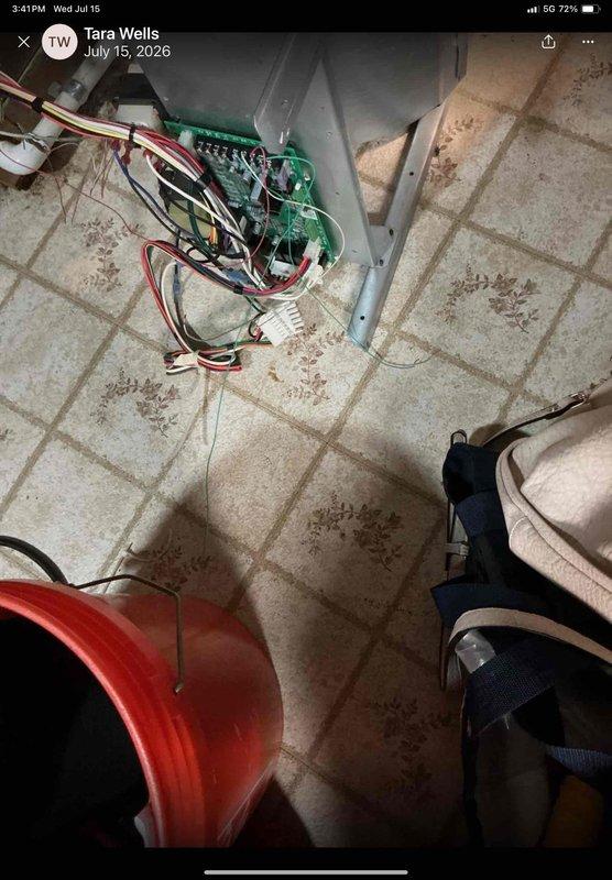 Responded to no cooling call on 4-year-old air conditioning system. Upon arrival, confirmed blower motor failure in air handler unit located in basement. Inspected blower assembly and found motor had overheated and sustained damage, preventing operation. Removed failed blower motor and replaced with new OEM equivalent unit. Verified proper electrical connections to control board and tested motor operation across all speed settings. Restored power to system and confirmed blower motor functioned correctly with proper airflow through supply plenum. Cycled air conditioning system through complete cooling cycle to verify proper operation of both indoor and outdoor units.