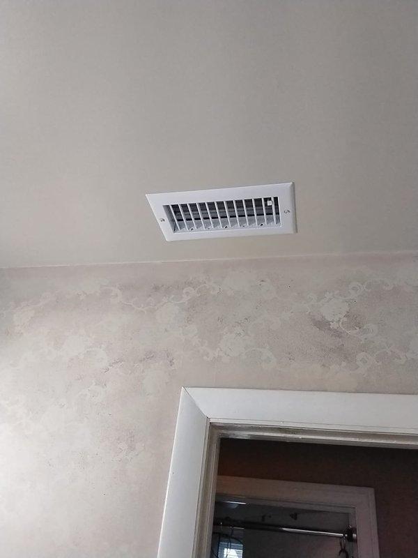 Performed warranty heat run and system verification following new HVAC installation. Confirmed proper airflow through newly installed supply registers and verified ductwork installation in attic space, including insulated flex duct routing and connections. All components operating within manufacturer specifications with adequate heating performance throughout conditioned space.
