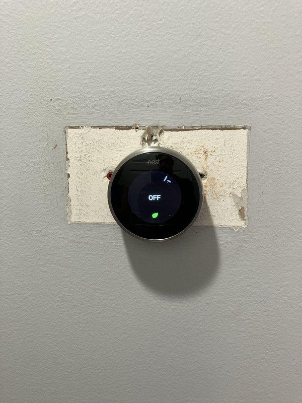 Responded to service call for loud noise from cooling system at residential property. Upon arrival, inspected 10+ year old Comfortmaker air handler unit located on first floor. System was operational and providing adequate cooling despite audible noise concern. Conducted visual inspection of unit and associated ductwork, documenting existing equipment configuration including Nest thermostat control and metallic duct connections. Provided comprehensive estimate for full HVAC system replacement to address aging equipment and operational concerns.