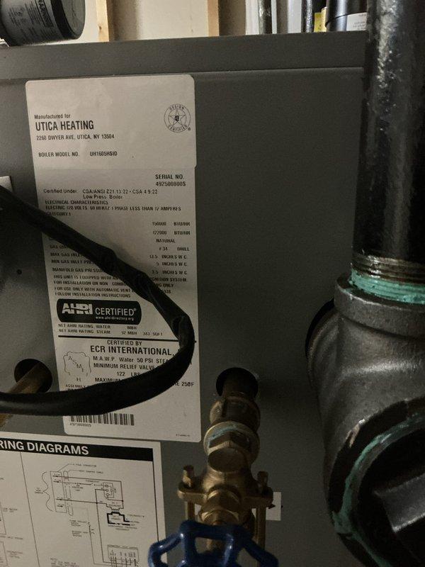 Successfully completed installation of Utica Heating UH100AHID boiler system at residential property. Unit was properly mounted, connected to existing gas supply lines, and integrated with hydronic heating distribution system using brass fittings and appropriate valving. All electrical connections were verified and system was commissioned to manufacturer specifications. Completion certificate was processed through electronic documentation system for Michigan Saves financing program approval. Required permit documentation was submitted to local authorities. System tested and confirmed operational with all safety controls functioning properly.
