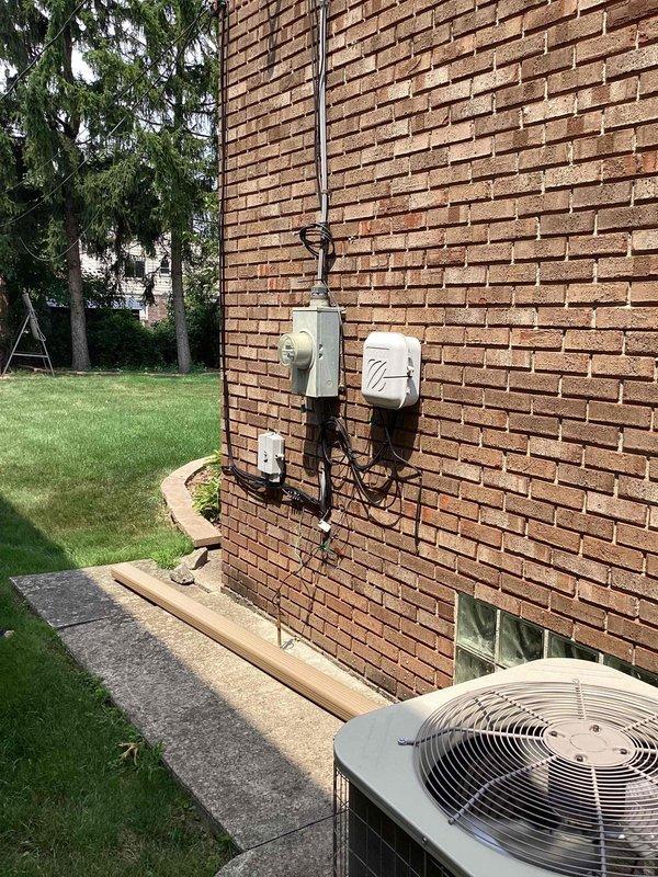 Completed electrical estimate for new whole home generator installation at residential property. Assessed existing electrical service panel, meter location, and available space in rear yard for generator placement. Evaluated property layout including setback requirements, utility access points, and optimal positioning for equipment installation while maintaining compliance with municipal regulations.