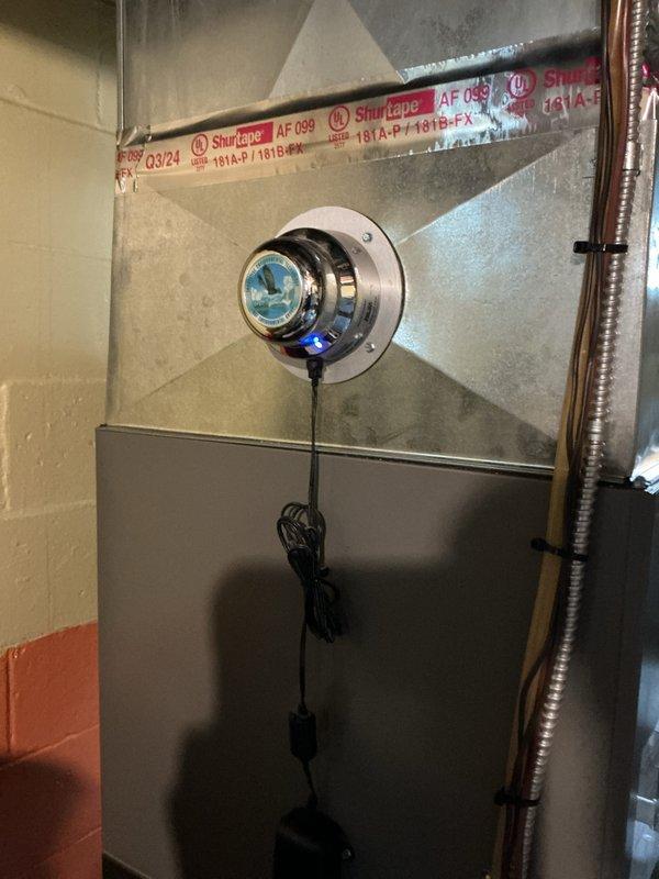 Completed comprehensive Gold AC inspection on 1-year-old residential HVAC system with Lennox furnace and outdoor mini-split unit. Performed thorough visual assessment of all accessible components including furnace, air handler, venting systems, and ductwork connections. Verified proper operation of all equipment, inspected PVC exhaust and intake venting for secure connections and proper drainage, examined flexible ductwork for integrity, and checked wall-mounted inspection port and associated electrical connections. System found to be operating within normal parameters with no immediate service needs identified. All mechanical components, safety controls, and ventilation systems functioning as designed.