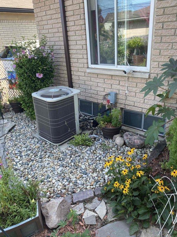Responded to service call for 15-year-old Bryant air conditioning system not cooling with non-operational condenser fan. Conducted on-site evaluation of outdoor condenser unit and indoor furnace system to assess equipment condition and determine repair versus replacement options. Provided comprehensive estimate for complete HVAC system replacement based on age of equipment, current operational failure, and overall system efficiency considerations.