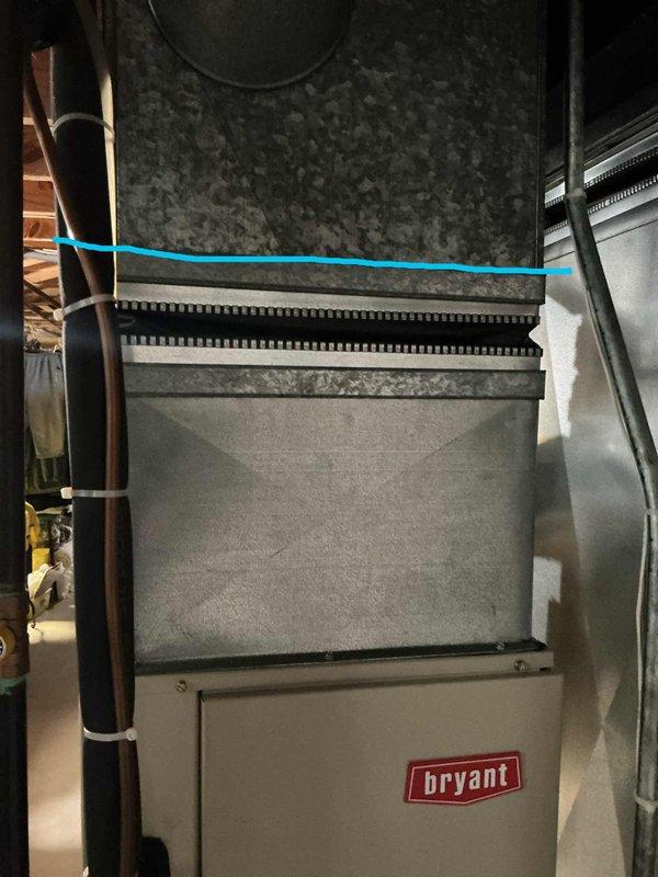 Completed comprehensive HVAC system inspection and full system estimate on 20-year-old Bryant furnace and air conditioning system located in basement. Evaluated existing equipment condition, ductwork configuration, condensate drainage system, and overall system performance to provide replacement recommendations for aging residential heating and cooling system.